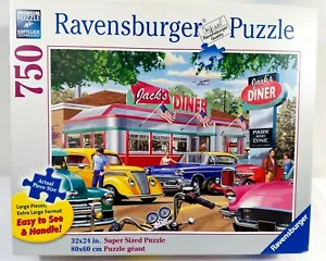 Ravensburger Jacks Diner 750 LARGE Piece Puzzle 32x24 Inches Extra Large Format - Picture 1 of 11