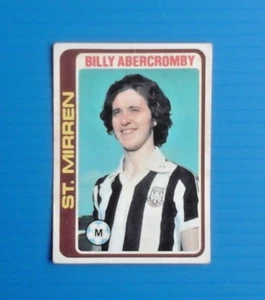 TOPPS-FOOTBALL (SCOTTISH RED BACK 1979)-#32 BILLY ABERCROMBY (ST MIRREN) - Picture 1 of 2