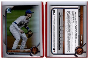 2022 Bowman National Base Refractor #BB Brett Baty - New York Mets - Bild 1 von 1