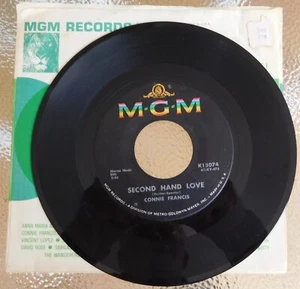 Connie Francis 45 RPM Record-Second Hand Love - Bild 1 von 2