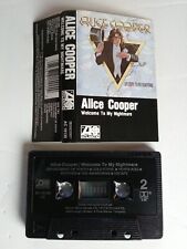 ALICE COOPER Welcome To My Nightmare CASSETTE Tape CANADA