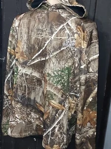 Realtree Edge Men's Pullover Sweatshirt Hooded Hoodie w/ Neck Gaiter 2XL - Picture 1 of 7
