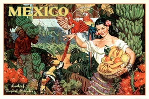 Mexico Travel Poster A2 High Quality Travel Poster - Picture 1 of 1
