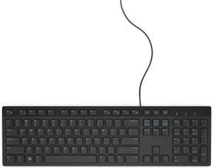 Dell KB216 Slim Office Multimedia Keyboard Schwarz, Layout Türkisch - Bild 1 von 2