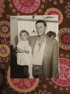 Richard Carpenter RARE Original Press Photo 1989 7" x 9" Scott Grimes Carpenters - Picture 1 of 2