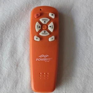 Powerfit Elite Deluxe Remote Control Orange Replacement Vibration Exercise Board - Picture 1 of 5