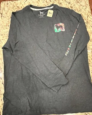 Мужская футболка The Black Dog Paradise Tech с длинным рукавом цвет черный вересковый размер большой - Изображение 1 из 4