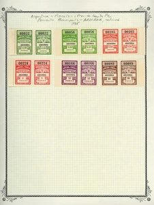 ARGENTINA Specialized REVENUE Selections on Album Page Lot #226 - SEE SCAN - $$ - Picture 1 of 1