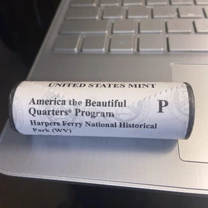 2016 P HARPERS FERRY WEST VIRGINIA NATIONAL PARK QUARTER 40 COIN ROLL CH BU - Picture 1 of 4