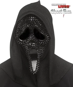 Fun World Scream Ghost Face Spiked Black Character Costume Mask - Picture 1 of 1