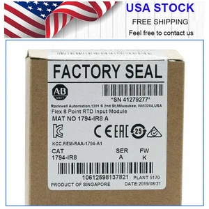 1794-IR8 Nuevo Allen Bradley 1794 IR8 Flex 8 Puntos RTD Módulo de Entrada 1794IR8 AB - Imagen 1 de 2