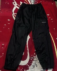 Firstgear Splash R/S Rain Pants Mens Large Black Motercyle Rain Gear Biker - Picture 1 of 12