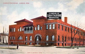 # K2640 LINCOLN, NE. POSTCARD, LINCOLN SANATORIUM - Picture 1 of 2