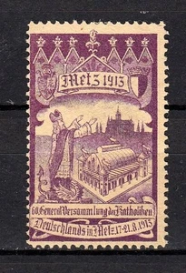 427010/ Reklamemarke – Generalversammlung der Katholiken - Metz 1913 - Picture 1 of 1
