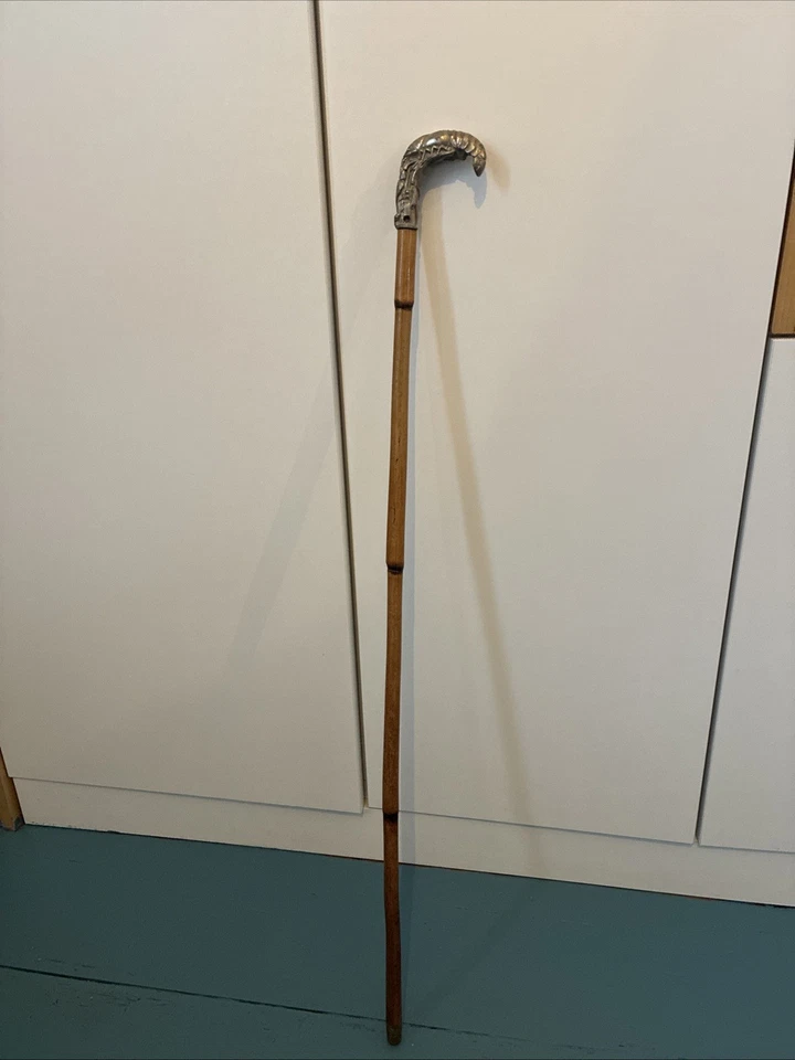 Ancienne  canne de défense à système Fin 19ème / 1900 bel état voir photos. - Photo 1/4