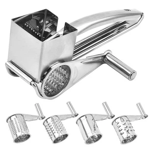 1 Set Manuale ROTARY ROTARY GRATERS GRATERS GRATERS GRATEDS (argento) - Foto 1 di 10