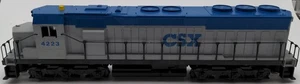 MTH 30-20118-1 CSX SD-45 Diesel Engine w/Proto-Sound S 3.0 #4223 EX - Picture 1 of 4