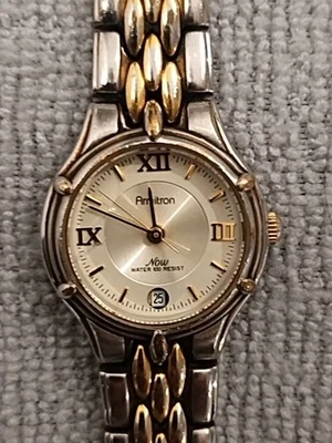 Reloj Armitron Vintage ~ Damas ~WR-100F~ Edición Especial 75/2267~ Fecha Indicada Foto 1 de 4