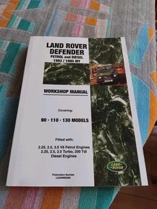 Land Rover Defender 90 110 130 1993-1995 Factory Workshop Manual VGC V8 TDi 2.5 - Picture 1 of 21