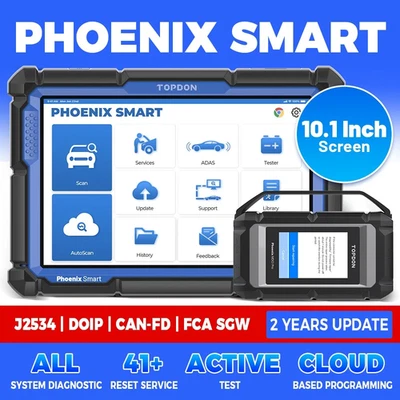 2025 TOPDON Phoenix Smart Ultra OBD2 Vehicle Diagnostic Scanner Programming Tool Foto 1 de 4