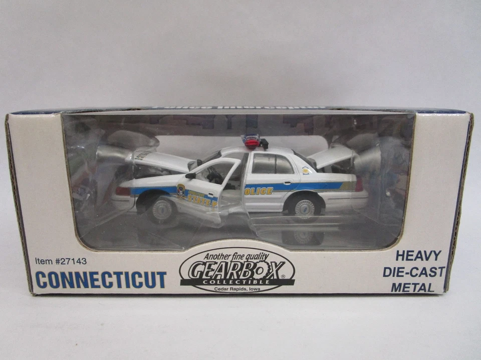 Gearbox Ford Crown Vic Diecast 1:43 Scale Connecticut State Police - Image 1 of 3