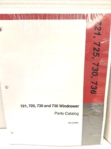 NEW (OLD STOCK) PARTS CATALOG FOR CASE IH 721 725 730 736 WINDROWER BUR 8-3961 - Bild 1 von 2