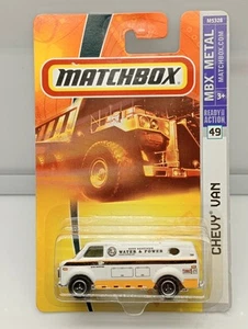 Matchbox Superfast / MB 709 - '70's Chevy Van - MBX City Services Water & Power - Picture 1 of 5