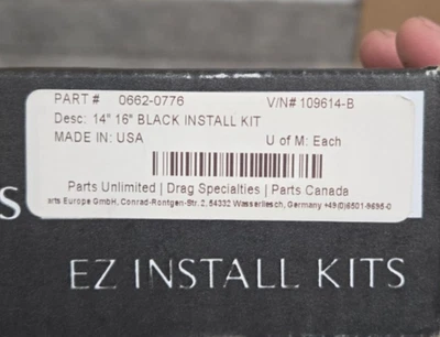 Fat Bagger Handlebar Install Kit for Harley FLHRXS P/N: 0662-0776 - Image 1 of 2