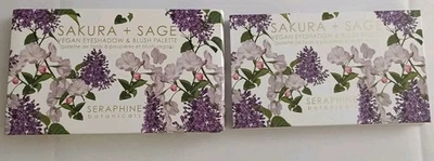 Seraphine Botanicals Sakura + Sage Vegan Eyeshadow & Blush Palette BNIB! - Image 1 of 4