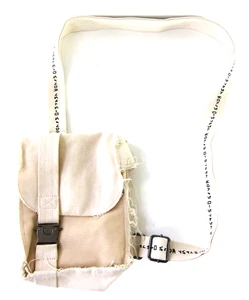 Star Wars Galaxy's Edge Black Spire Outpost Ivory Cotton Canvas Crossbody Bag - Picture 1 of 5