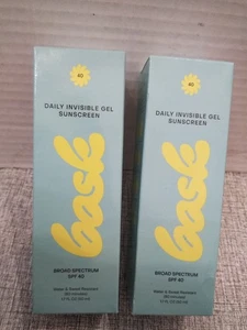 Bask Suncare Daily Invisible Gel Sonnenschutz LSF 40 Breitspektrum 1,7 Unzen (2 Stück) - Bild 1 von 5