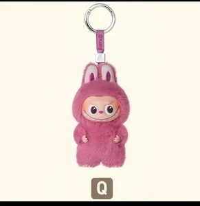 POP MART Labubu V4 Los Monstruos Pin For Love Alfabeto Peluche Colgante - Letra Q - Imagen 1 de 4