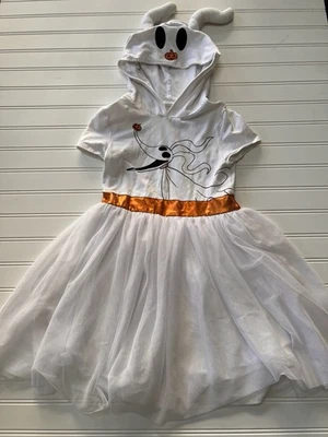 Vestido de Halloween blanco cero pesadilla antes de Navidad para niñas 6/7 Foto 1 de 4