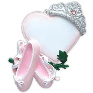 Ballerina Princess Personalized Christmas Tree Ornament - Picture 1 of 1
