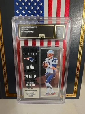 Boleto de temporada Tom Brady 2017 Contenders Optic SP Silver Prizm #86 ¡GEMA MT!! Foto 1 de 3