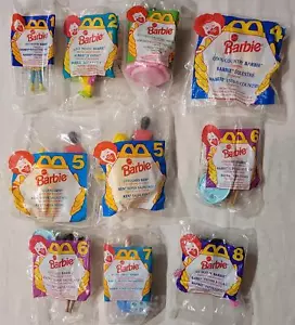 Barbie McDonalds Happy Meal figures x TEN (USA) - Picture 1 of 6