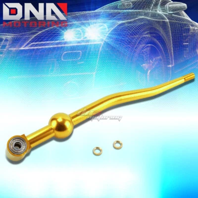 PARA 88-00 CIVIC/INTEGRA MT/MANUAL DORADO DOBLE CURVA PALANCA DE CAMBIOS TIRO CORTO + BUJE Foto 1 de 4