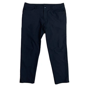 Lululemon ABC Pantalone Slim Utilitech Uomo 36 - 5 Tasche Chino Elasticizzato Nero - Foto 1 di 8