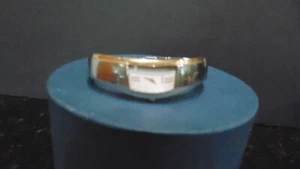 Vintage Rare Seiko Half Moon Stainless Steel Watch 1F20-OALO 330291 Two Tone AsI - Picture 1 of 7