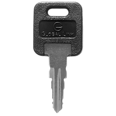 CREATIVE PRODUCTS GROUP Replacement Global Link Fastec Key for RV Cambar & Door Locks Codes HF301-HF351