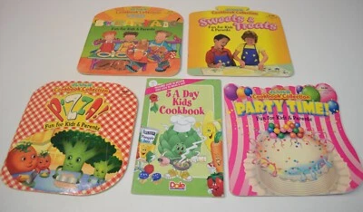 Lot of 4 Junior Cookbook Collection 2003 Sweets Party Time Breakfast Pizza Child - Image 1 of 4