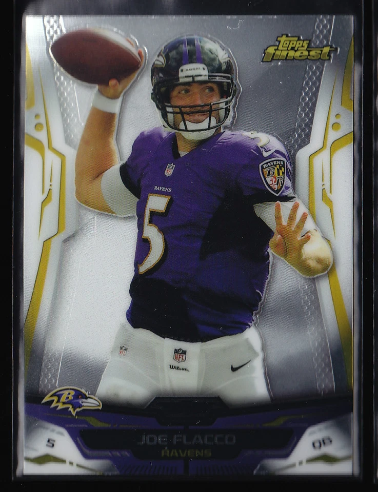 2014 TOPPS FINEST JOE FLACCO #92 RAVENS - Image 1 of 1