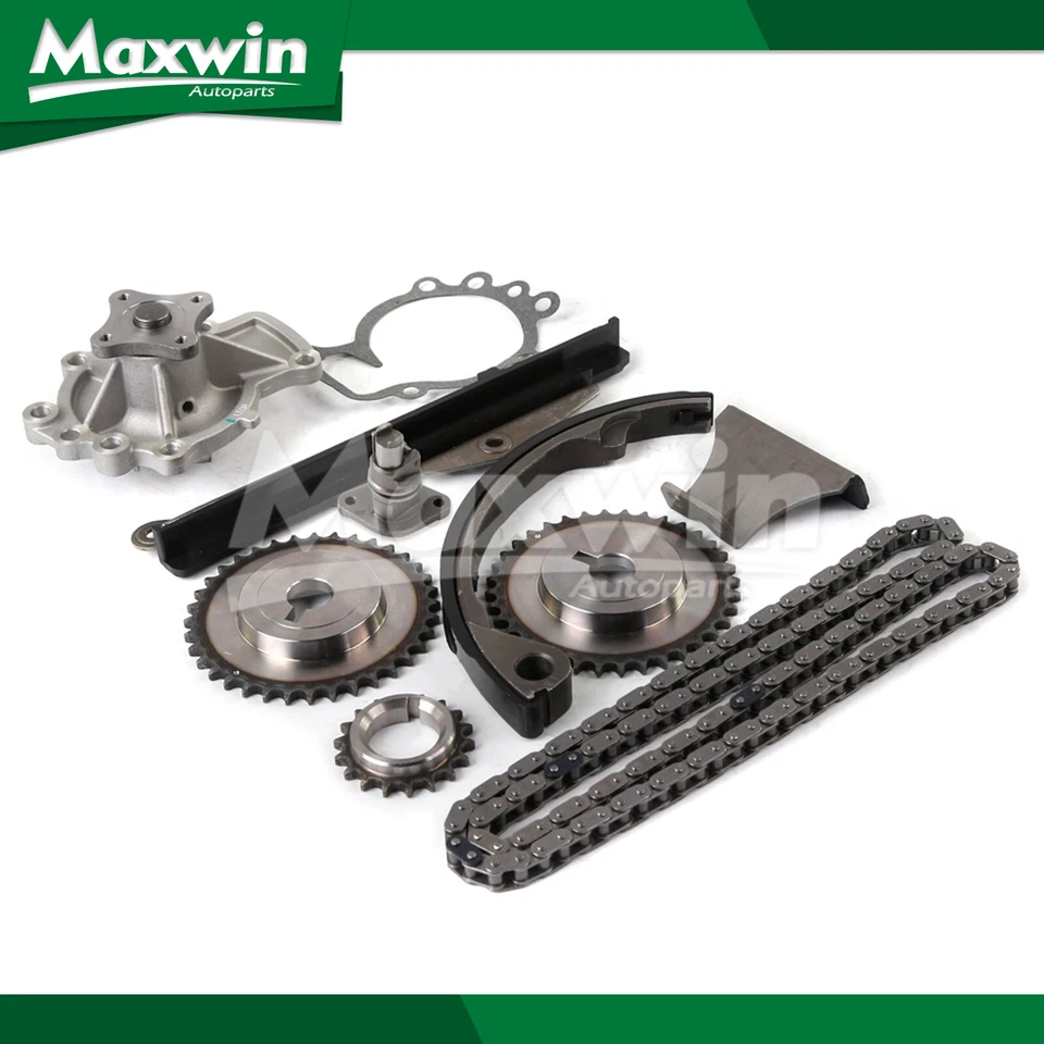 Timing Chain Kit Water Pump Fit 91-02 Infiniti G20 Nissan 200SX NX Sentra SR20DE - Image 1 of 4