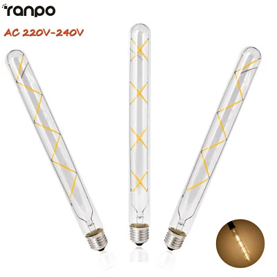 220V E27 T30 Vintage Retro LED Light Bulbs Lamp Warm White 2W-8W Filament RL - Image 1 of 4