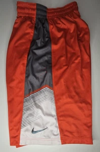 Nike Elite Basketball Shorts 618325-891 Orange Gray Dri-Fit Size Small - Picture 1 of 13