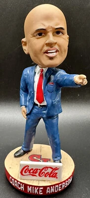 COACH MIKE ANDERSON - ST JOHN'S RED STORM - SGA BOBBLEHEAD 2020 SJU BASKETBALL - Image 1 of 4
