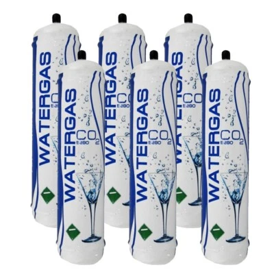 SWAN BOMBOLA CO2 E290 USA E GETTA 600 GRAMMI ALIMENTARE PER GASATORI ACQUA 6 PZ