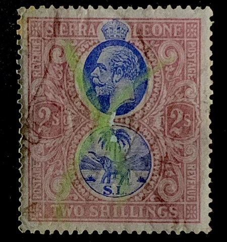 U6/21 British Colonies Sierra Leone Stamp 1912 SG144 2s UNH See Pictures Cover