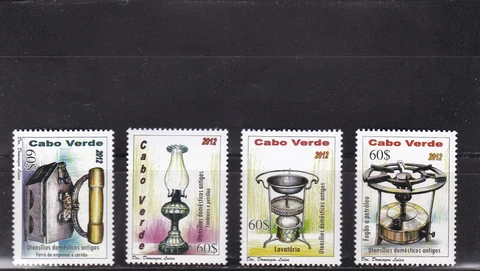 Cape Verde antique domestic utensils mnh set 2012 Cover