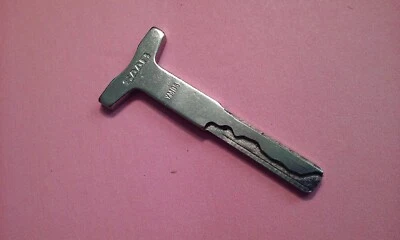Saab car Key YMOS Rare Key part Silver-Tone 2-/4" Inches - Image 1 of 4